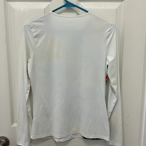 Lands' End Crew Swim Tee Shirt White
Cascading Sz XS 2-4 - Picture 5 of 5